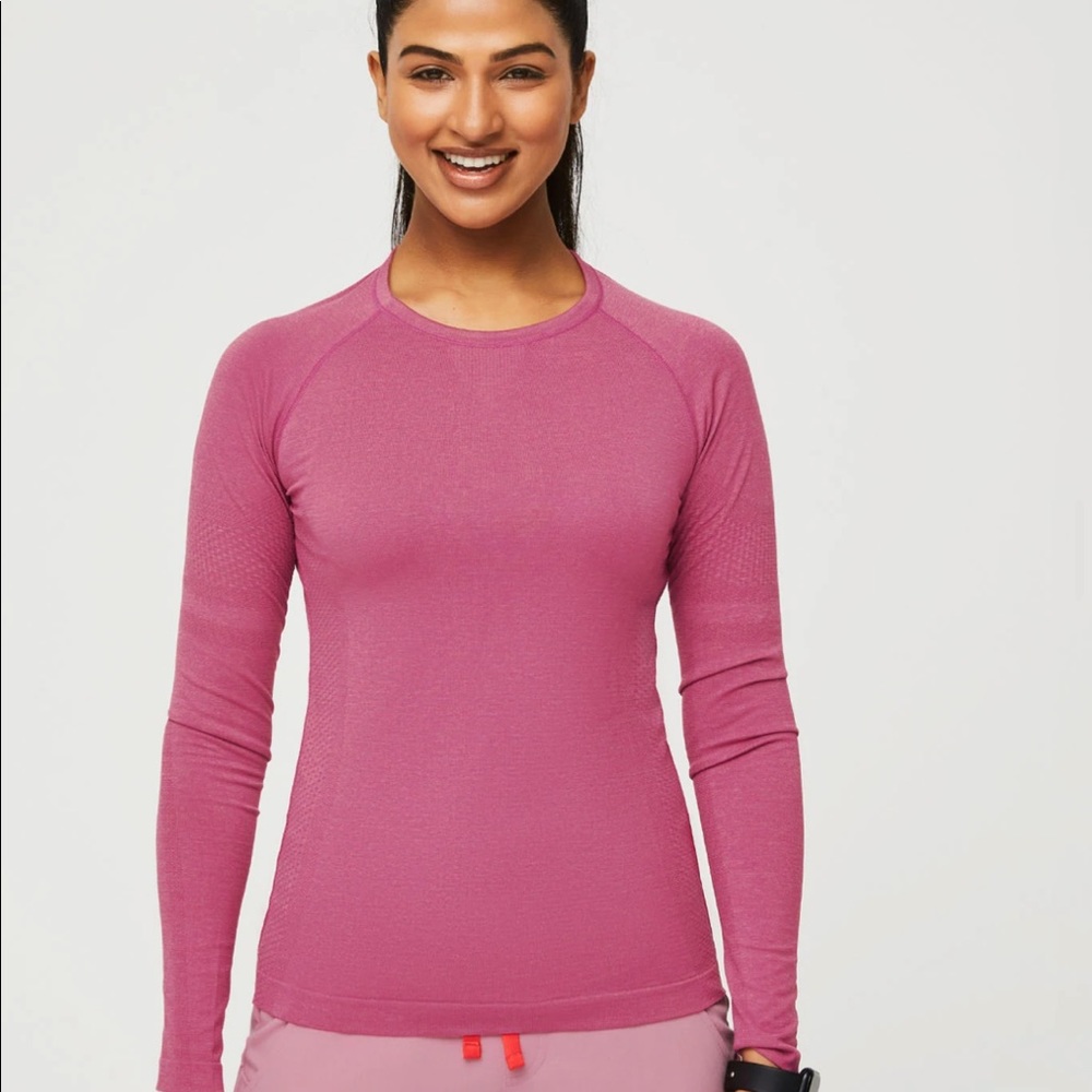 Figs salta size s Heathered Rouge